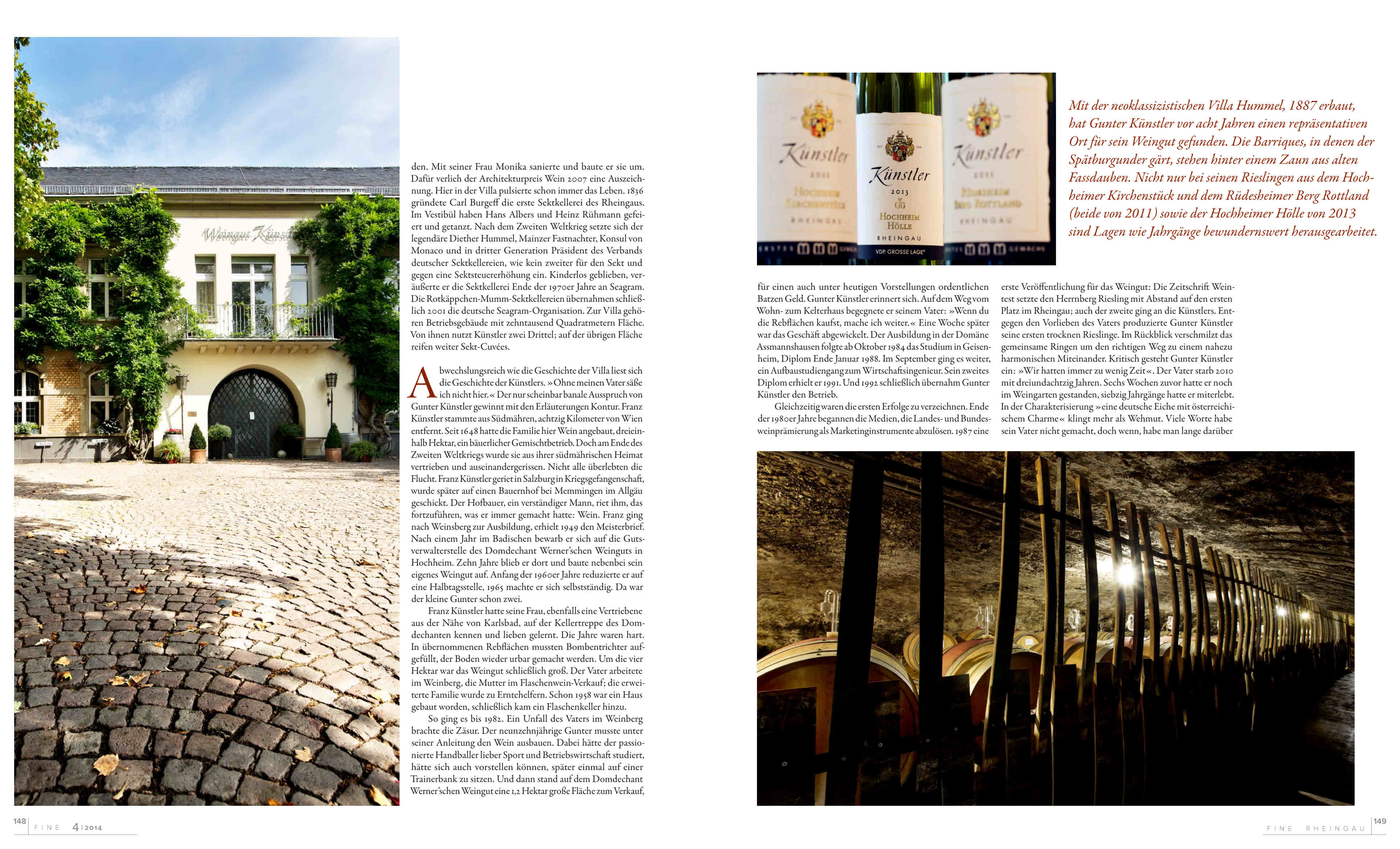 FINE Das Weinmagazin, 27. Ausgabe - 04/2014