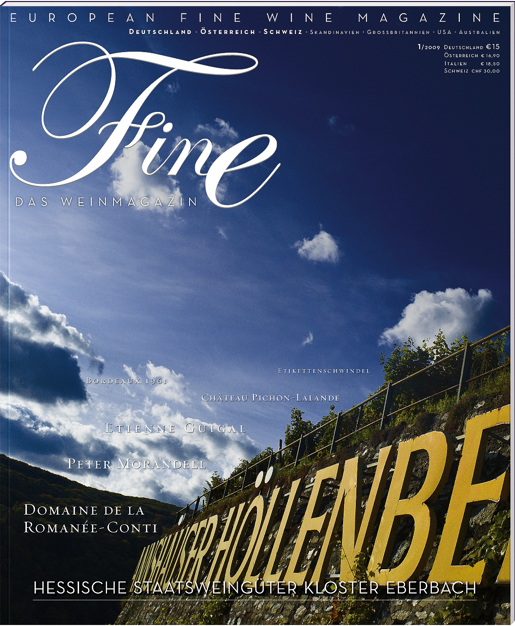 FINE Das Weinmagazin, 4. Ausgabe - 01/2009