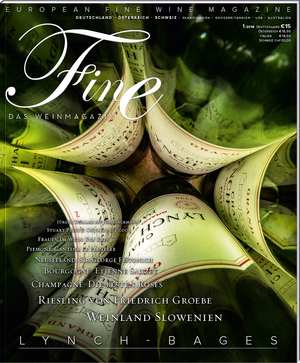 FINE Das Weinmagazin, 32. Ausgabe - 01/2016